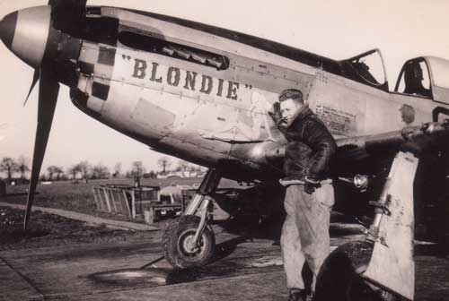 WW2 in England with plane